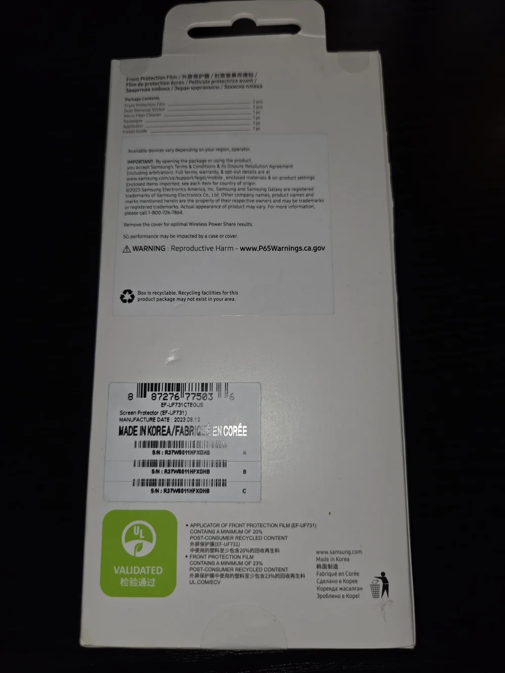 Samsung official front
